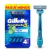 Aparelho de Barbear Gillette Prestobarba3 Fresh com Eucalipto 4 Unidades