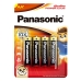 Pilha Alcalina Panasonic AA 4 Unidades