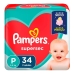 Fralda Pampers Super Sec P 34 Unidades