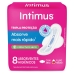 Absorvente Intimus&reg; Tripla Prote&ccedil;&atilde;o Seca C/Abas 8 unidades