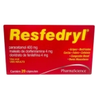 RESFEDRYL 400MG+4MG+4MG