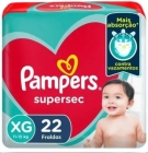 FR PAMPERS SUP SEC XG 22UN